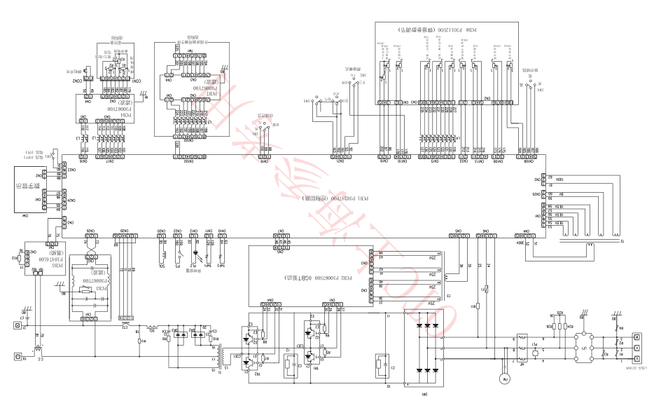 OTC焊機(jī)VRTP400III(S-3)的電氣圖 OTC焊機(jī)VRTP400III(S-3)的電氣圖