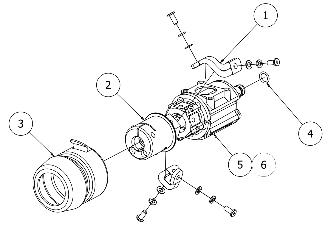 OTC焊接機器人防碰傳感器SSV分解圖 OTC焊接機器人防碰傳感器SSV分解圖