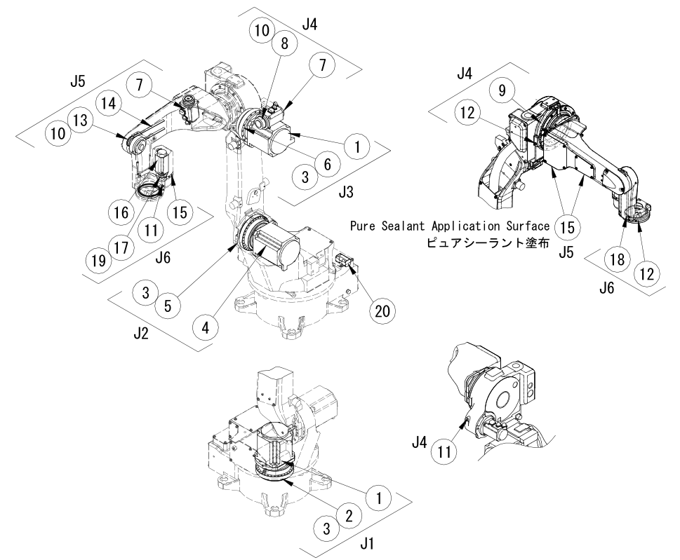 FD-B4零部件配置圖 FD-B4零部件配置圖