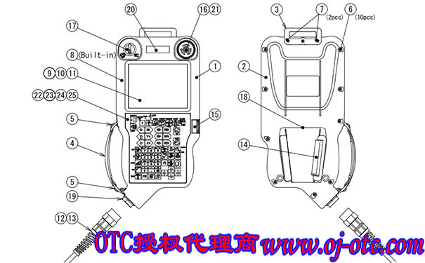 OTC機(jī)器人示教器FD19TP-DSJNC OTC機(jī)器人示教器FD19TP-DSJNC